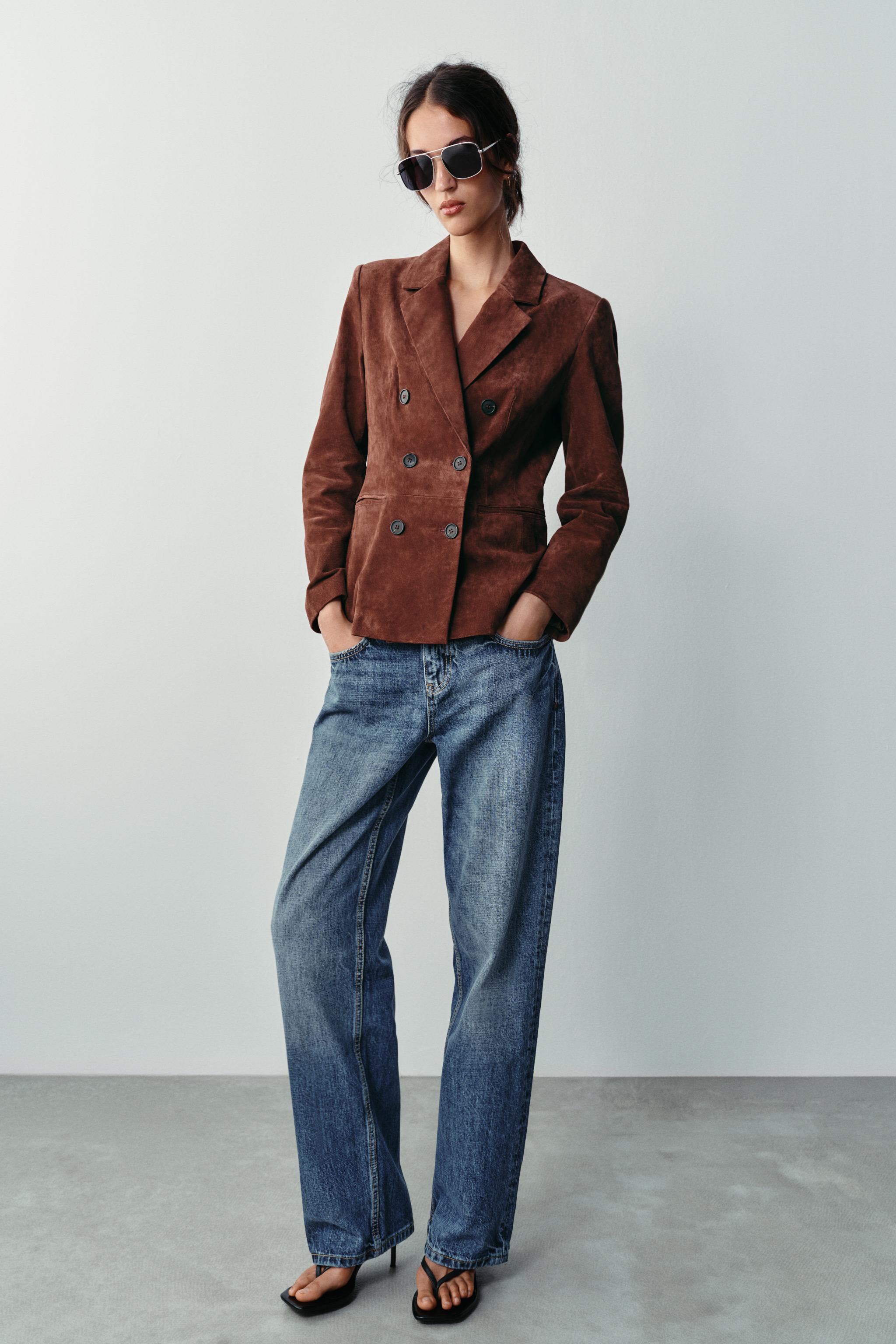 VESTE AJUSTÉE 100 % CUIR